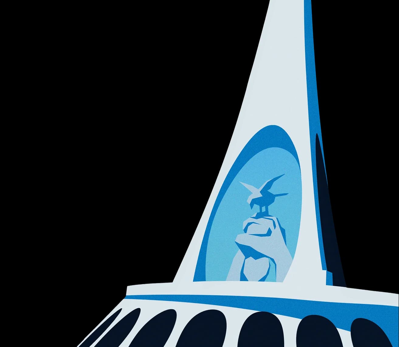 Nairobi skyline illustration representing business in Kenya