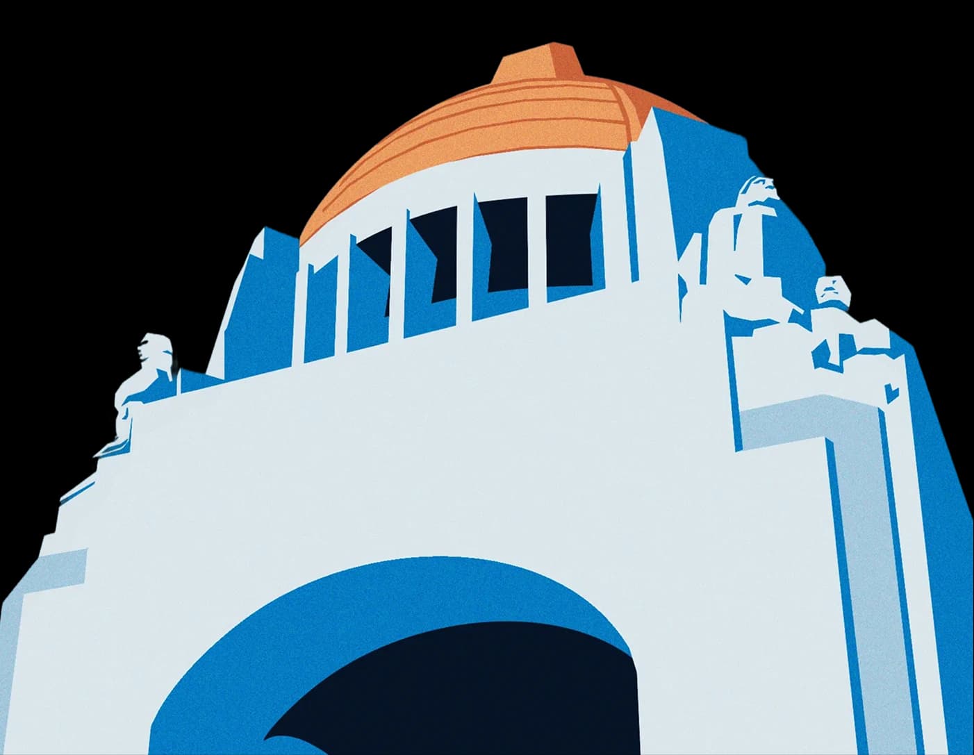 Palacio de Bellas Artes illustration representing business in Mexico