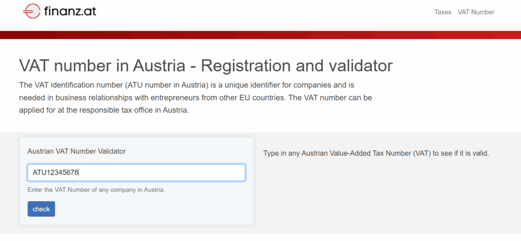 VAT ID Verification: Verify Austria Tax Registration Number | Commenda