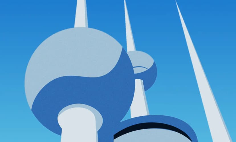 Kuwait Towers illustration representing business in Kuwait