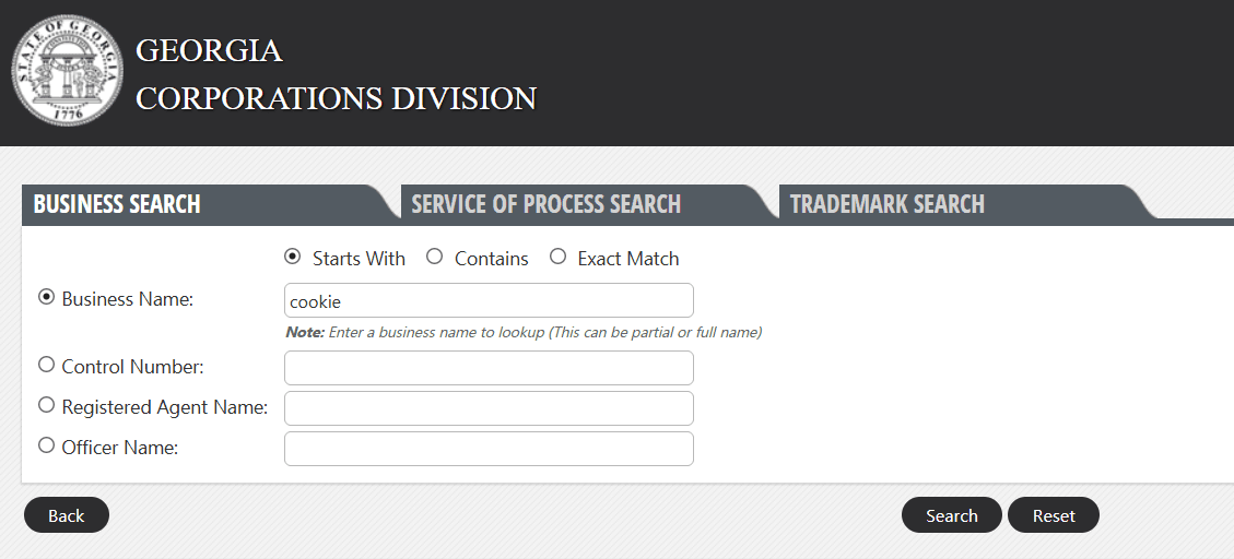 Execute the Search