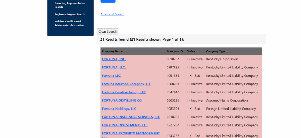 Visit the Kentucky Secretary of State Website