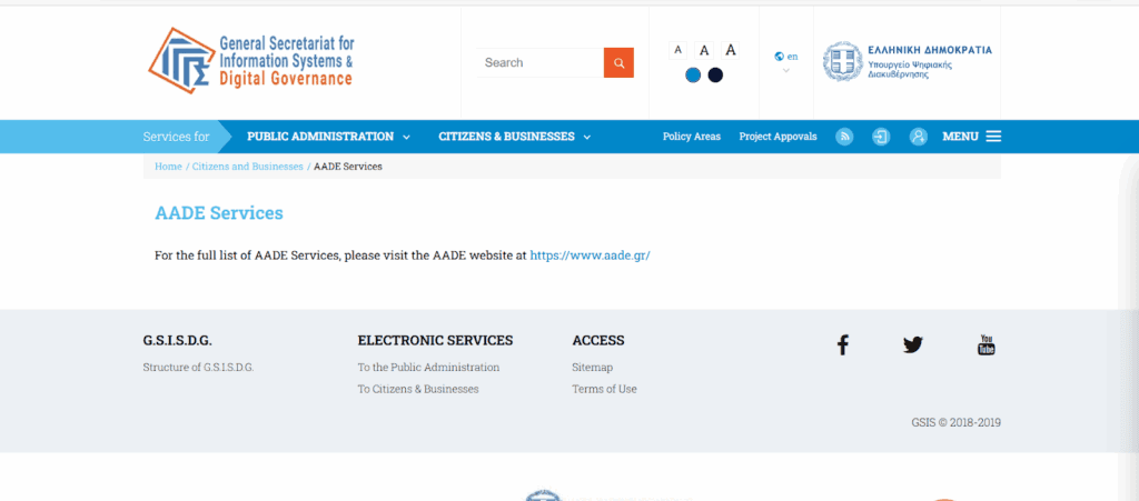 Create a government gateway account